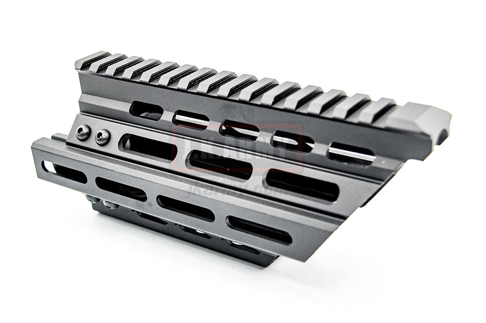BATTLEAXE CNC Aluminum P90 RAS Handguard ( Keymod + M-LOK ) ( BK )