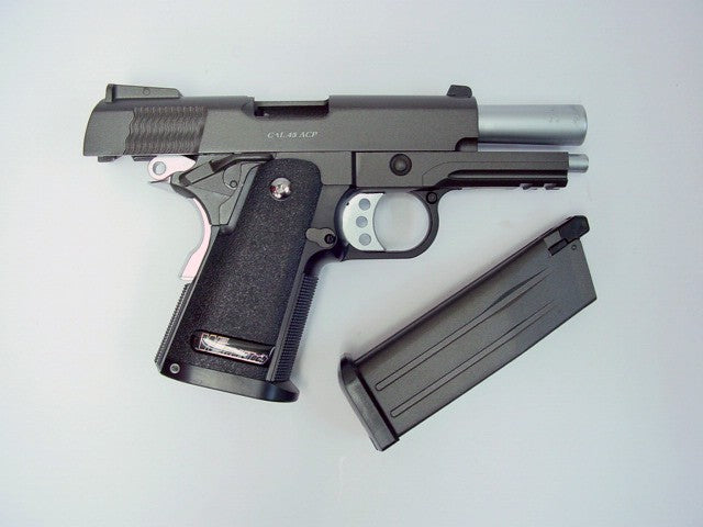 WE Baby Hi-Capa 3.8 GBB Pistol ( Slide Type B  - Black )
