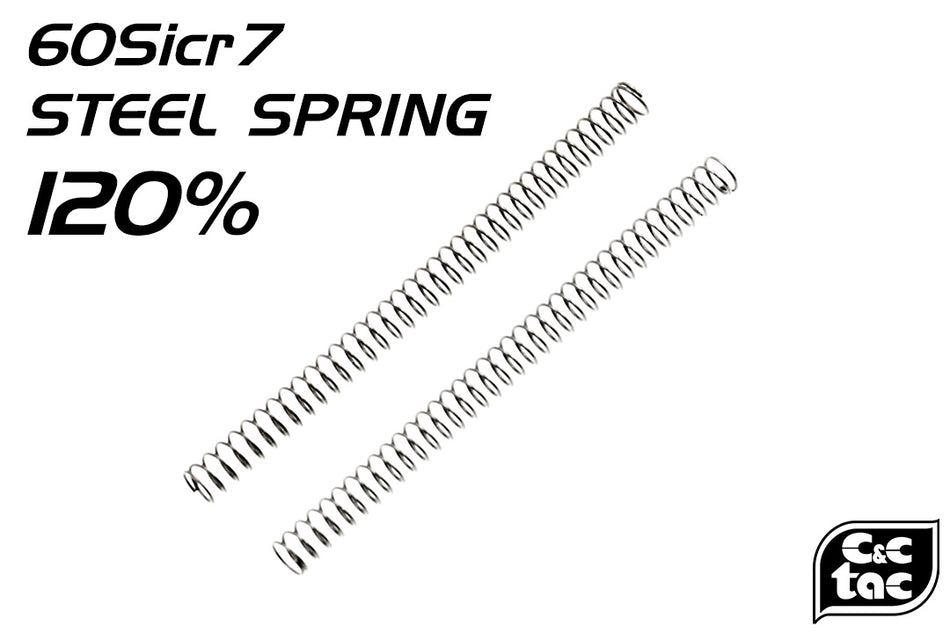 C&C Tac 120% Steel Loading Nozzle Spring For Marui TM / WE G Model / G Series ( 2pcs )