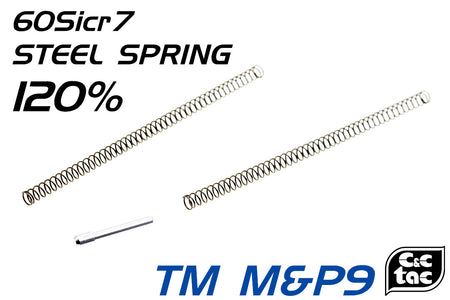 C&C Tac 120% Steel Loading Nozzle Spring Guide Set For TM M&P9 Series