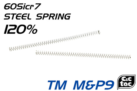 C&C Tac 120% Steel Loading Nozzle Spring For TM M&P9 Series ( 2pcs )