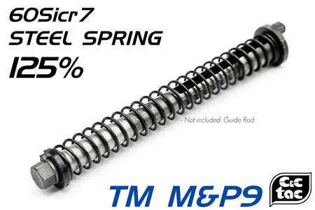 C&C Tac 125% Ultra Recoil Spring For TM G Model / M&P9 Series  ( G17 )