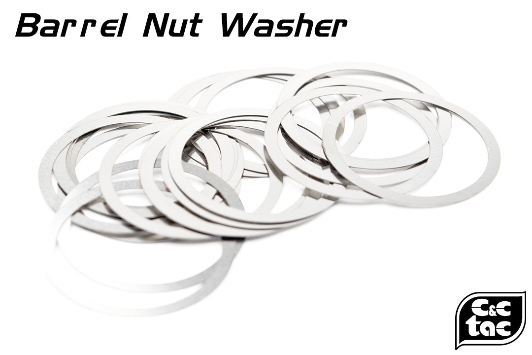 C&C Tac Airsoft Outer Barrel Nut Washer / Shims Set 0.15mm ( 20pcs )
