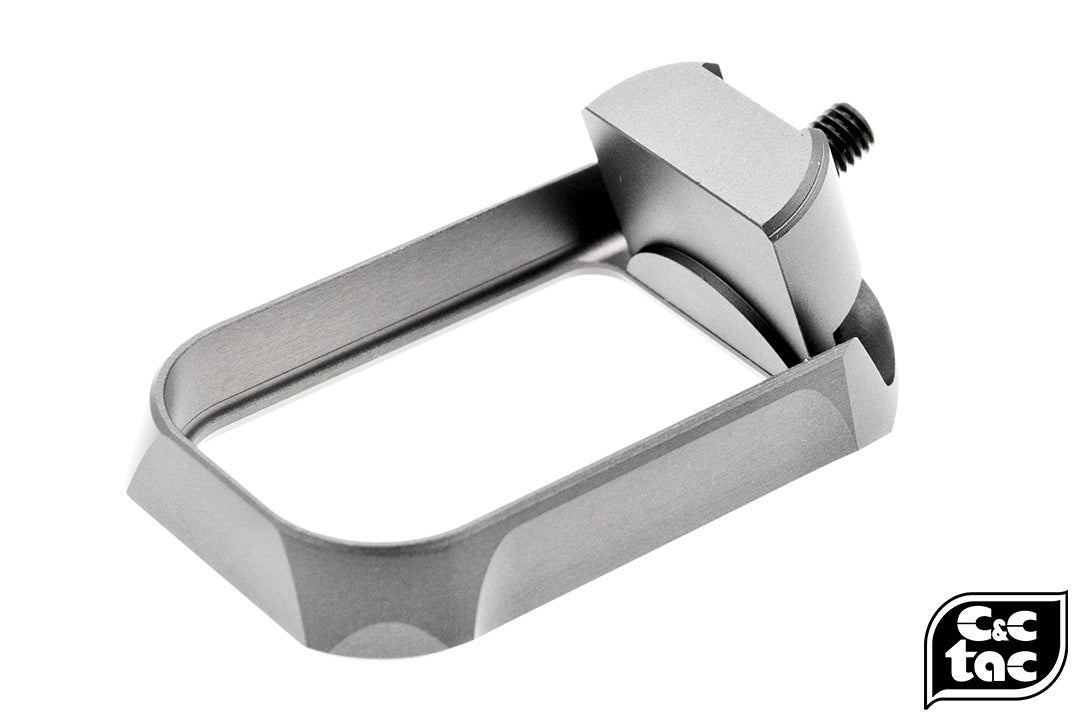 C&C Tac BKL Style CNC Aluminum Magwell for UMAREX GLOCK / TM G Series ( G Model ) ( Ti-Grey ) ( No-Marking )