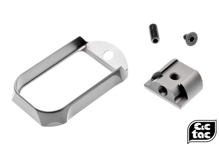 C&C Tac BKL Style CNC Aluminum Magwell for UMAREX GLOCK / TM G Series ( G Model ) ( Ti-Grey ) ( No-Marking )