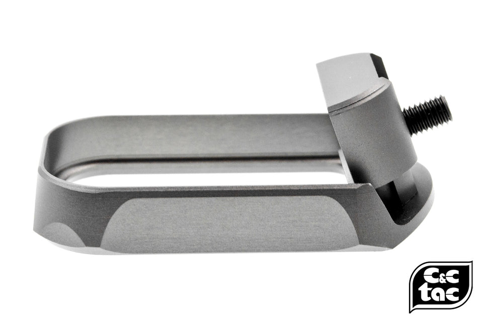 C&C Tac BKL Style CNC Aluminum Magwell for UMAREX GLOCK / TM G Series ( G Model ) ( Ti-Grey ) ( No-Marking )