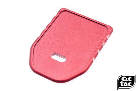 C&C Tac CNC Aluminum Magazine Base Pad For TM / WE G Series ( G Model ) ( V Style )-DDC ( Desert Dirt Color )