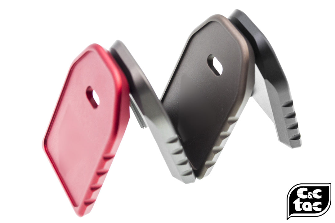 C&C Tac CNC Aluminum Magazine Base Pad For TM / WE G Series ( G Model ) ( V Style )-DDC ( Desert Dirt Color )
