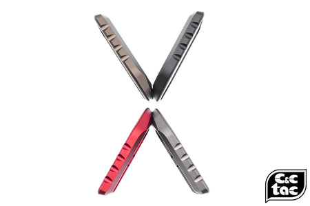 C&C Tac CNC Aluminum Magazine Base Pad For TM / WE G Series ( G Model ) ( V Style )-DDC ( Desert Dirt Color )