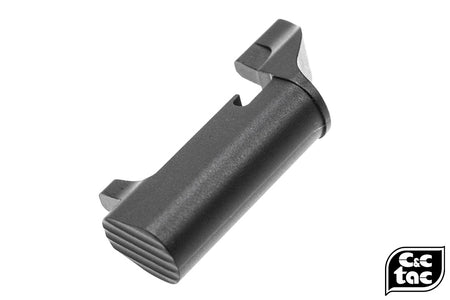 C&C Tac CNC Aluminum SP Style Extended Magazine Release for Tokyo Marui M&P-Titanium Grey