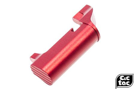 C&C Tac CNC Aluminum SP Style Extended Magazine Release for Tokyo Marui M&P-Titanium Grey