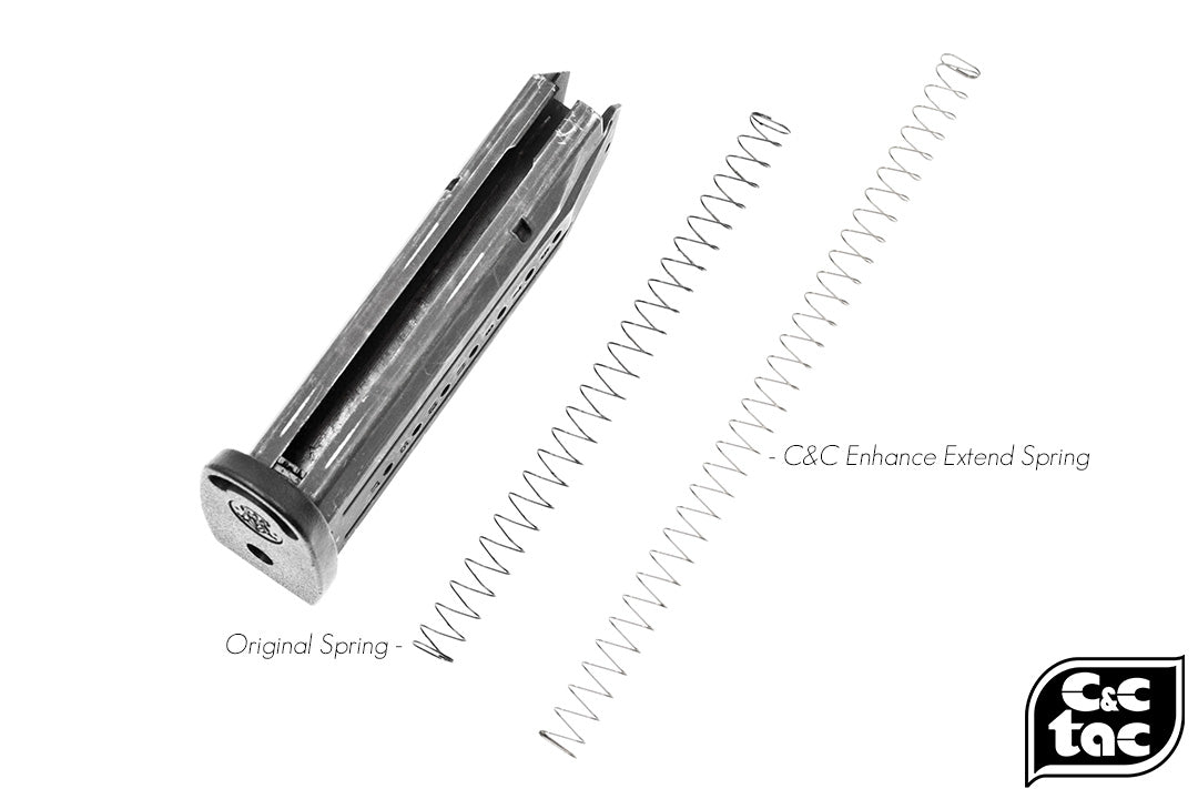 C&C Tac Magazine Loading Enhance Extend Steel Spring for Marui Type ( Marui M&P / G Model / Extension Mag ) ( 2pcs )