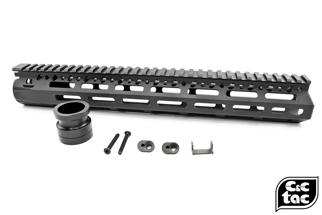 C&C Tac MCMR 13 Style Rail M-LOK Airsoft Ver. ( Black )
