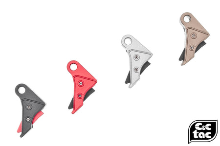 C&C Tac OP Style CNC Aluminum Trigger For Tokyo Marui G Series ( G Model )-DDC ( Desert Dirt Color )