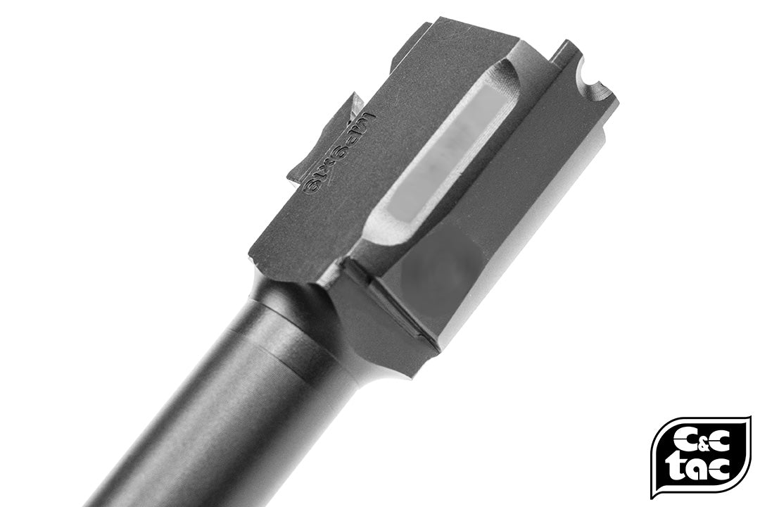 C&C Tac SCO Style Threaded Outer Barrel 14mm CCW For Marui TM M&P9L GBBP ( Black )