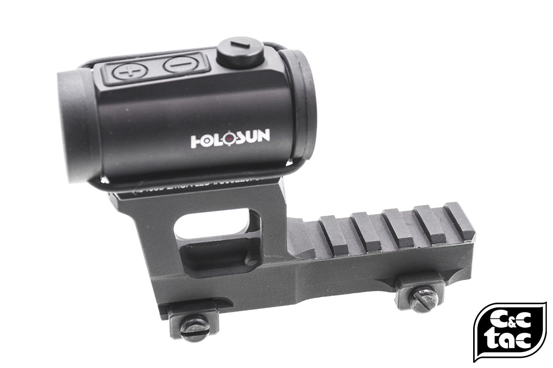 C&C Tac T1 T2 Micro / Holosun 2.33" Height Rise Mount ( BK RB1 Style )