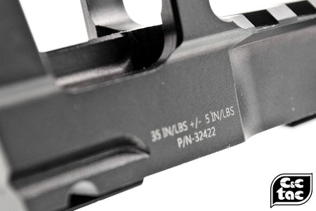 C&C Tac T1 T2 Micro / Holosun 2.33" Height Rise Mount ( BK RB1 Style )