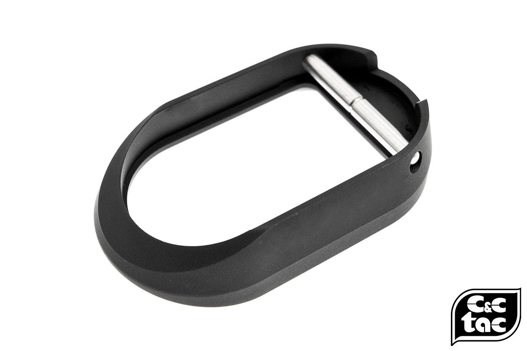 C&C Tac TT Style CNC Aluminum Magwell for TM Hi-Capa ( Black ) / (Grey )-Grey