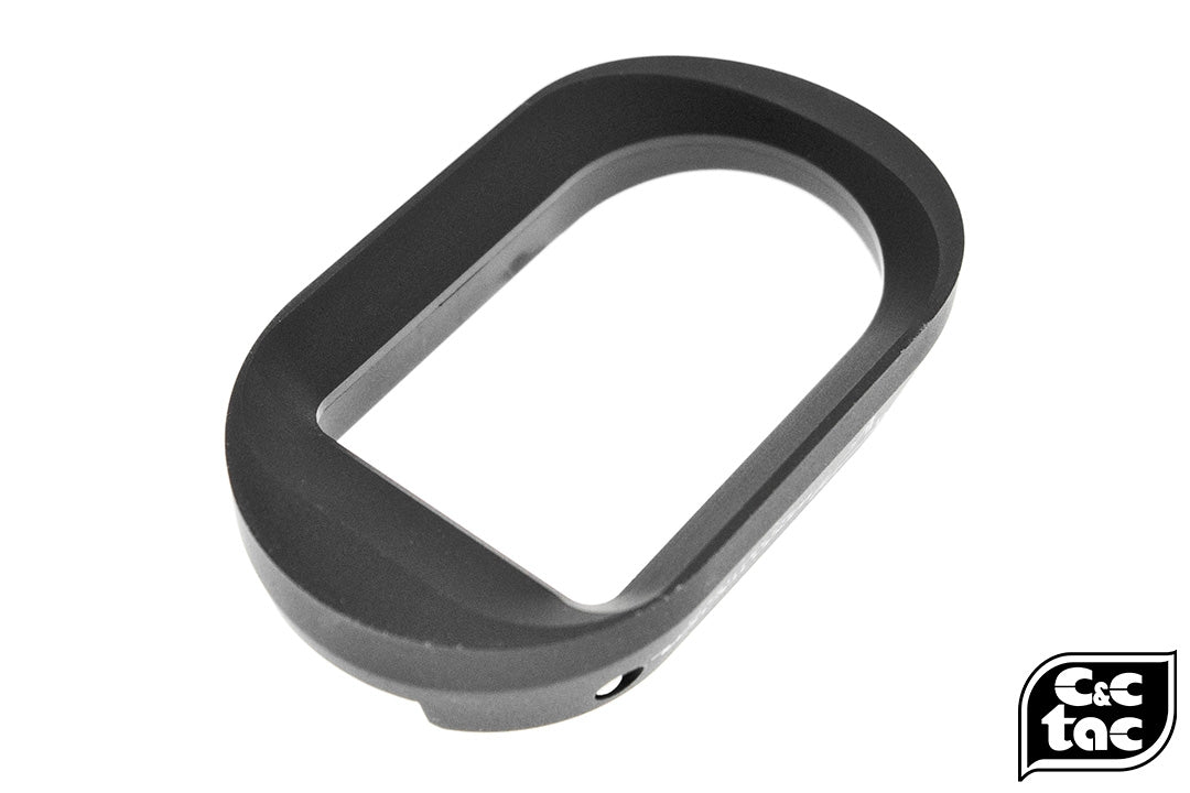 C&C Tac TT Style CNC Aluminum Magwell for TM Hi-Capa ( Black ) / (Grey )-Grey