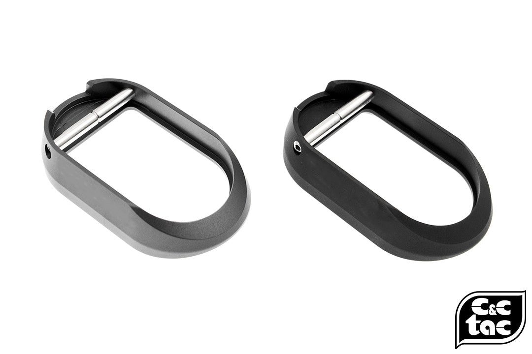 C&C Tac TT Style CNC Aluminum Magwell for TM Hi-Capa ( Black ) / (Grey )-Grey