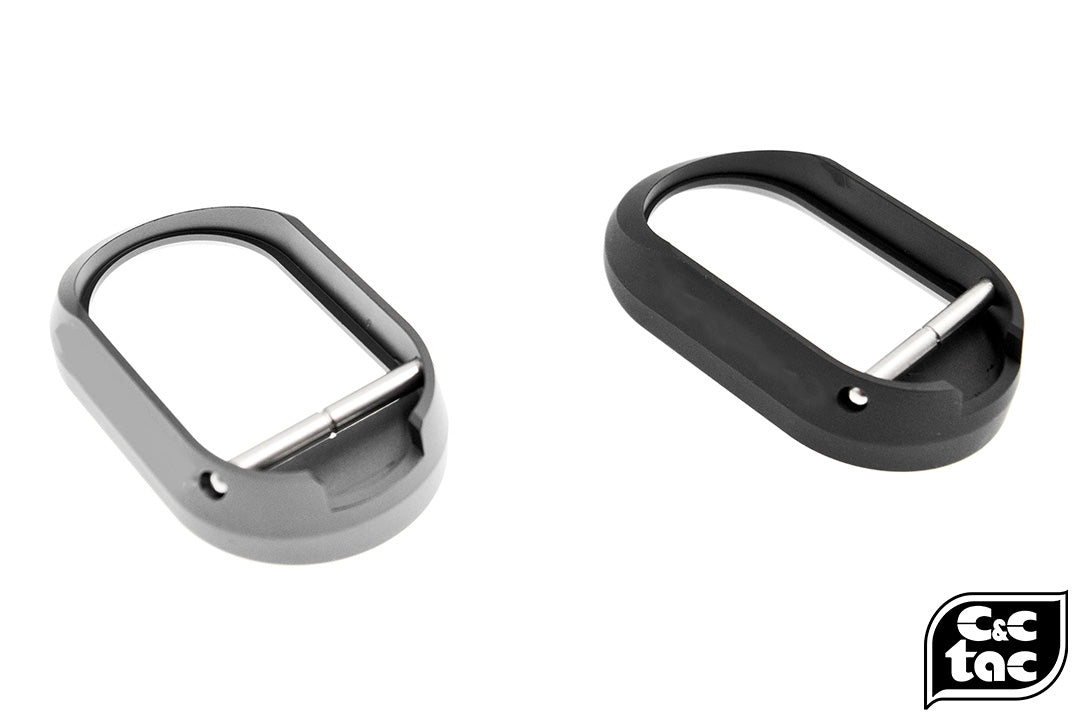 C&C Tac TT Style CNC Aluminum Magwell for TM Hi-Capa ( Black ) / (Grey )-Grey