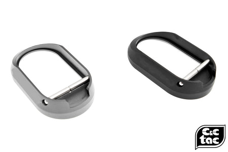 C&C Tac TT Style CNC Aluminum Magwell for TM Hi-Capa ( Black ) / (Grey )-Grey