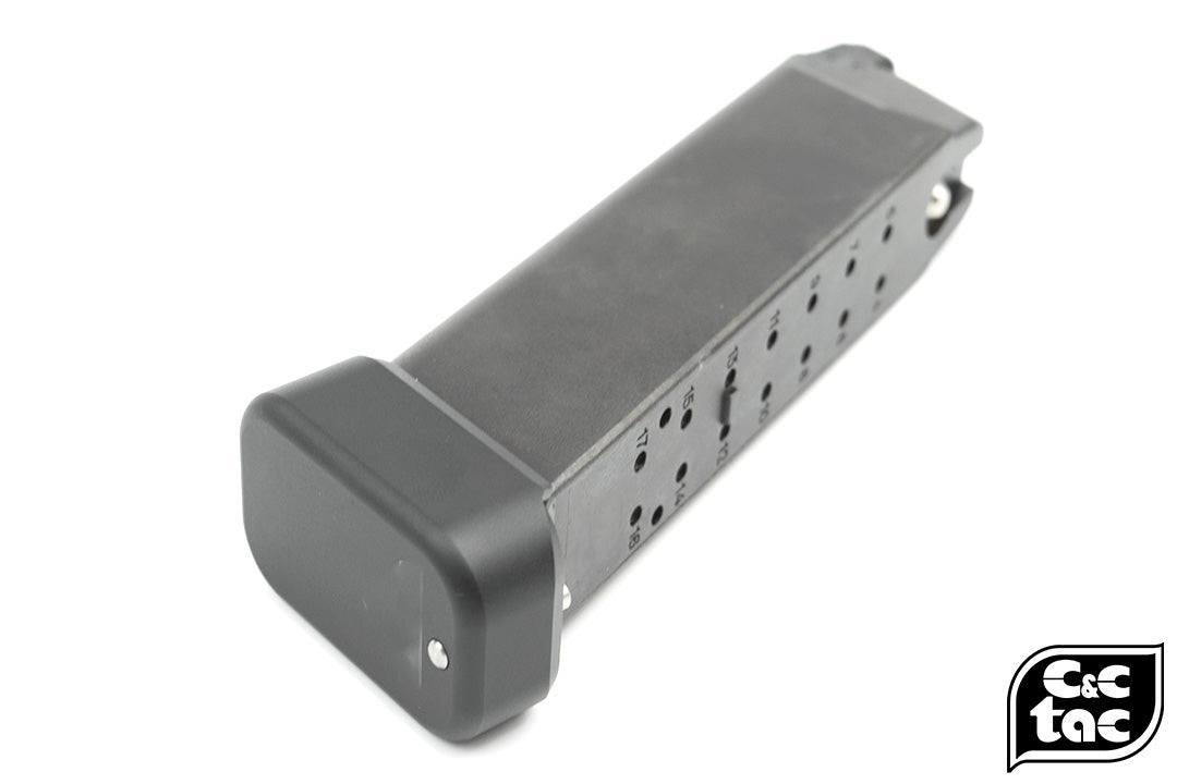 C&C Tac TT Style CNC Aluminum Short Magazine Pad Extension for TM / WE G Series ( G Model )-Red