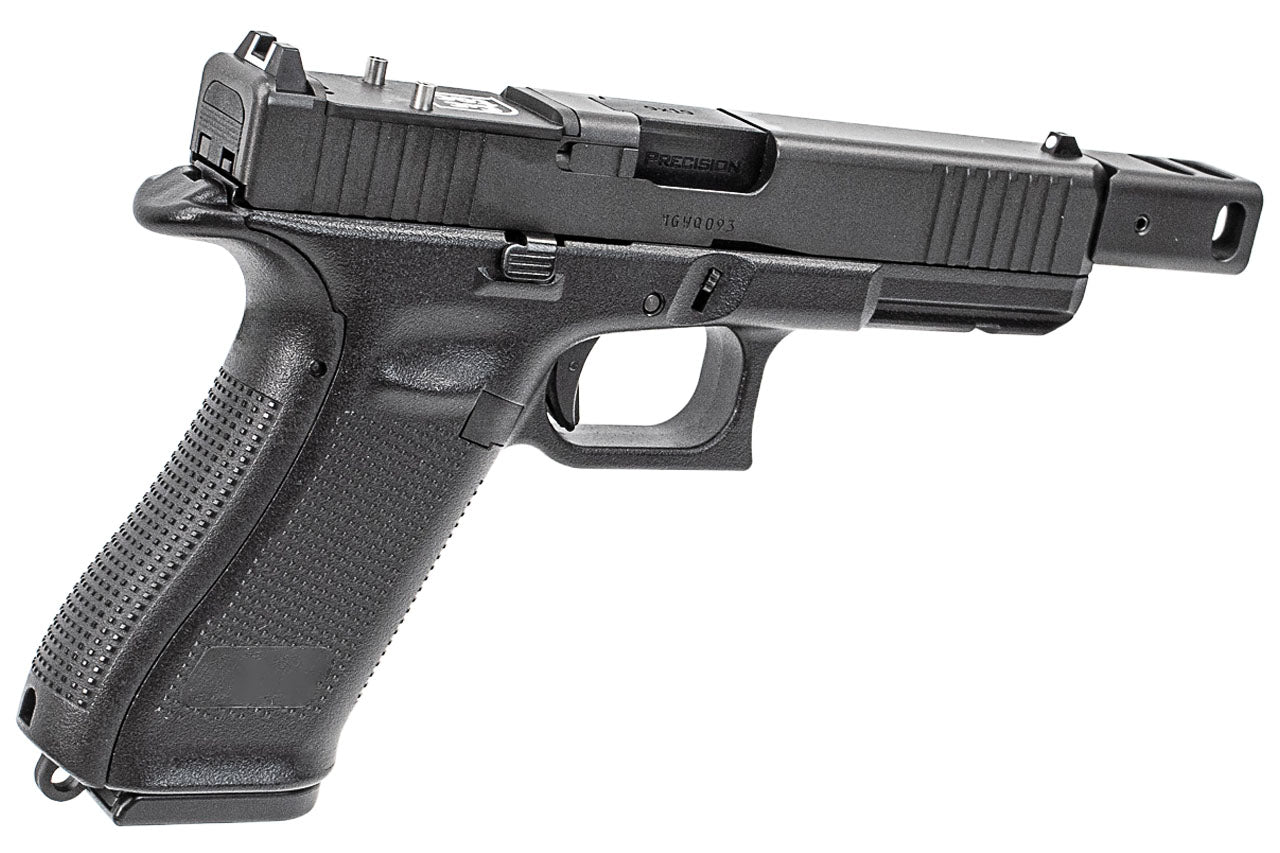 C&C Tac G17G5 Outer Barrel Match 4-Port Compensator 14mm CCW Roland Special KK* Style For Marui TM G17 Gen5 MOS GBBP Series Silver