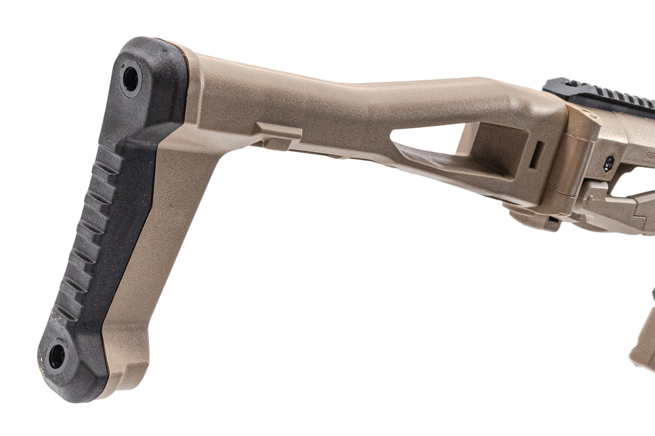 CAA Airsoft MICRO RONI G3 Pistol-Carbine Conversion Kit For SIG AIR / VFC P320 GBBP Series -FDE