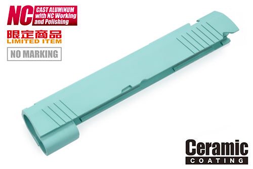 Guarder Aluminum Slide for Marui TM Hi-Capa 4.3 GBBP ( No Marking / Robin Egg Blue )