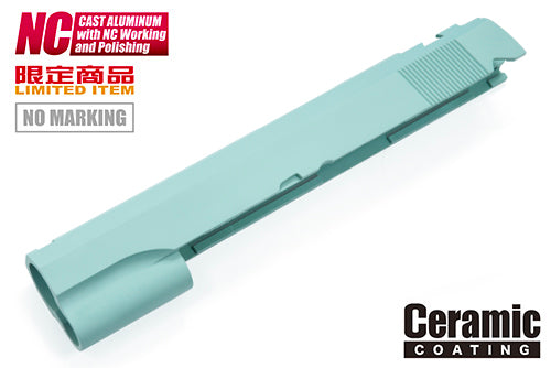 Guarder Aluminum Slide for Marui TM Hi-Capa 5.1 GBBP ( No Marking / Robin Egg Blue )