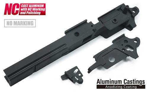 Guarder Aluminum Frame for Marui Hi-Capa 5.1 GBBP Series - Standard Type / 4.3 Type-Infinity - 4.3 type-Black