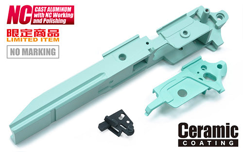 Guarder Aluminum Frame for Marui TM Hi-Capa 5.1 ( GD Type / No Marking / Robin Egg Blue )