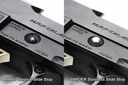 Guarder Stainless Slide Stop For Tokyo Marui Hi-Capa GBBP ( Silver )