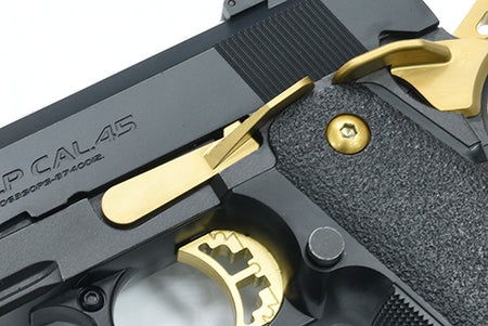 Guarder Stainless Slide Stop For Tokyo Marui Hi-Capa GBBP ( Titanium Gold ) ( CAPA-77 )