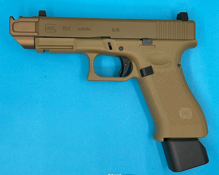 Pro-Arms Airsoft AR Style 14mm CCW Compensator for Umarex / VFC Glock G17 Gen5 , G19 , G19X , G45 ( BK / FDE )-Black