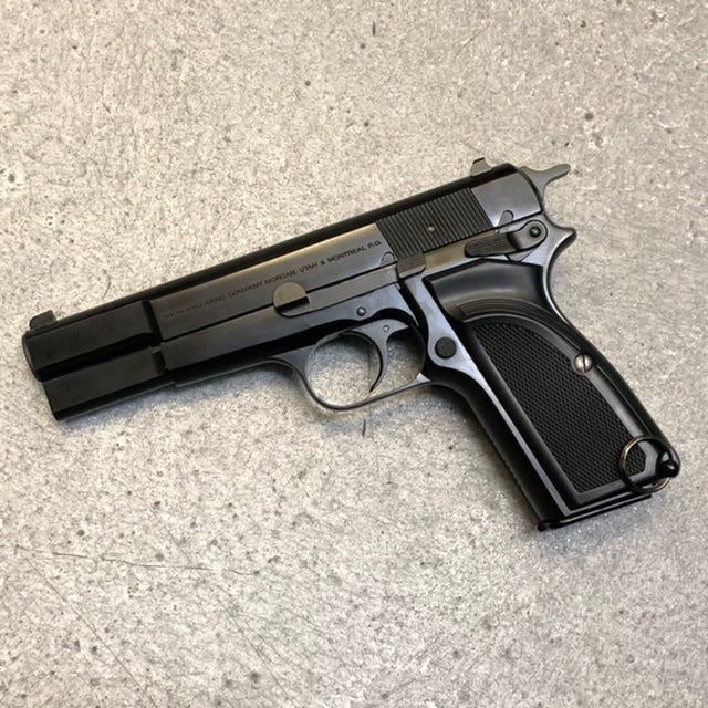 WE Browning Hi-Power MK3 GBB Pistol Airsoft ( Black ) ( Custom Marking )-No Marking ( Original Version )