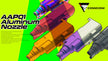 COW AAP01 Aluminum Nozzle for AAP01 GBBP Series ( AAP-01 )-Rainbow