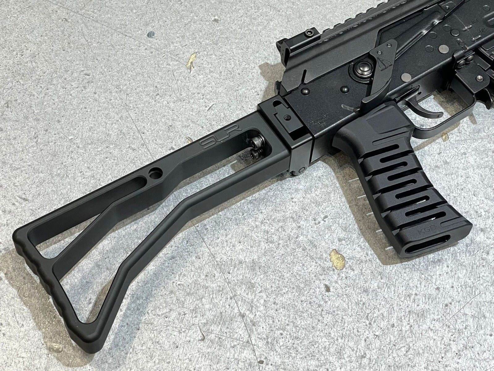 C&C Tac Custom SLR Krink 4” M-LOK Handguard TM AKM GBB with Flame Effect Tracer Unit