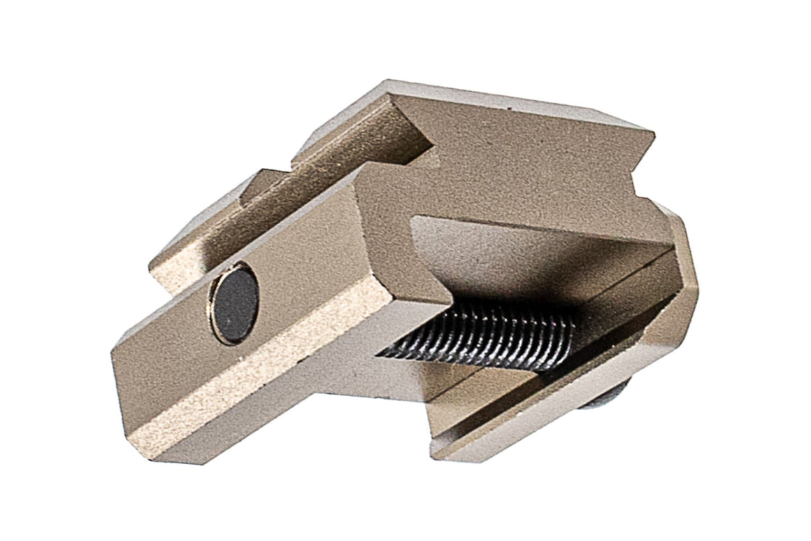 C&C Tac V3 .410 Riser Mount Low Profile Rail and Front Sight Mount Set for Airsoft 20mm Rail ( Brown ) ( CAG Style )