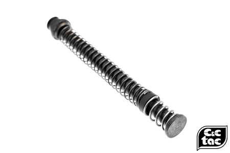 C&C Tac S Style Steel QDQ Duel-Rate Recoil Spring Guide Rod Kit for TM G17 ( 80%/150% ) ( Black )