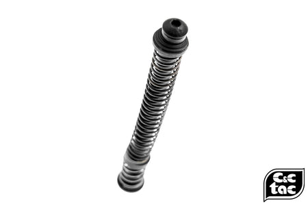 C&C Tac S Style Steel QDQ Duel-Rate Recoil Spring Guide Rod Kit for TM G17 ( 80%/150% ) ( Black )