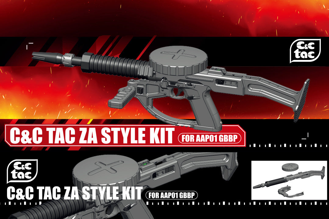 C&C Tac ZA Style Kit for AAP01 GBBP ( Zaklopes-Style ) ( Black ) ( AAP-01 )