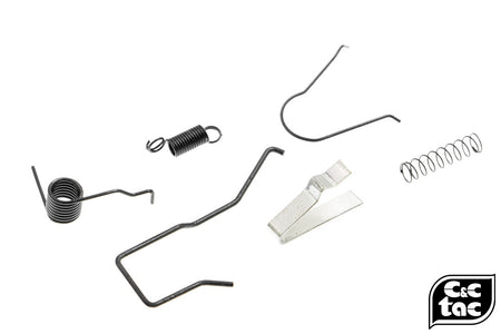 C&C Tac Ultra Enhanced Steel Spring Set for Marui / WE / KJ G Model 17 / 18C / 19 / 22 / 23 / 26 / 34 etc. ( TM / WE / KJ G17 )