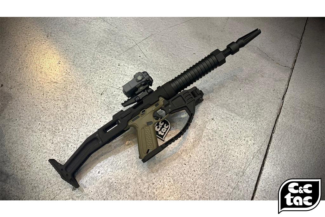 C&C Tac ZA Style Kit for AAP01 GBBP ( Zaklopes-Style ) ( Black ) ( AAP-01 )