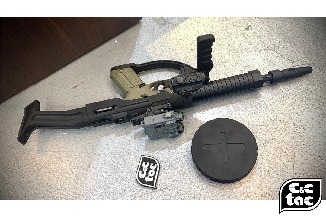 C&C Tac ZA Style Kit for AAP01 GBBP ( Zaklopes-Style ) ( Black ) ( AAP-01 )