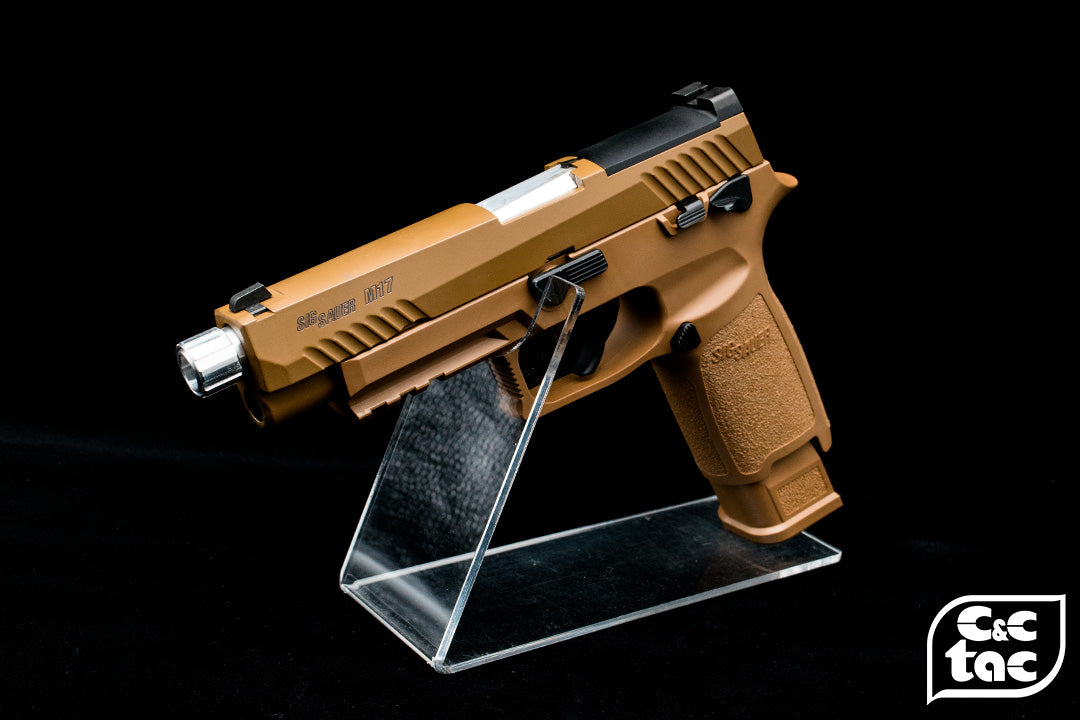 C&C Tac Threaded Outer Barrel 14mm CCW for SIG AIR / VFC M17 P320 GBBP ( Black )