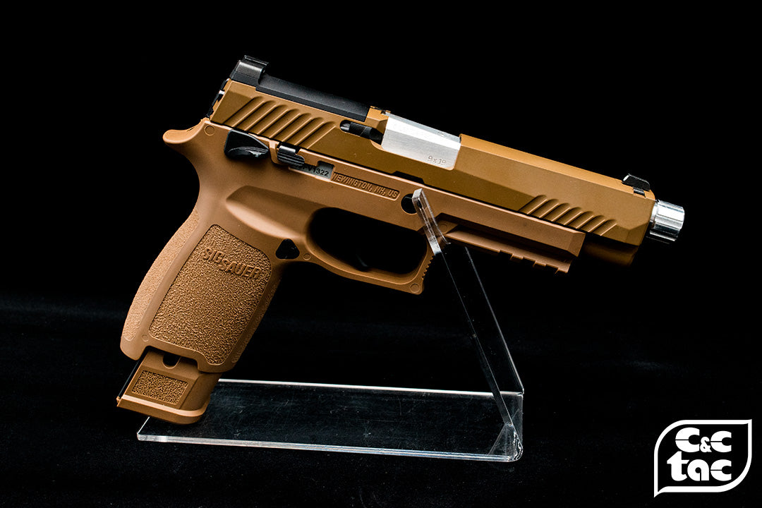 C&C Tac Threaded Outer Barrel 14mm CCW for SIG AIR / VFC M17 P320 GBBP ( Black )