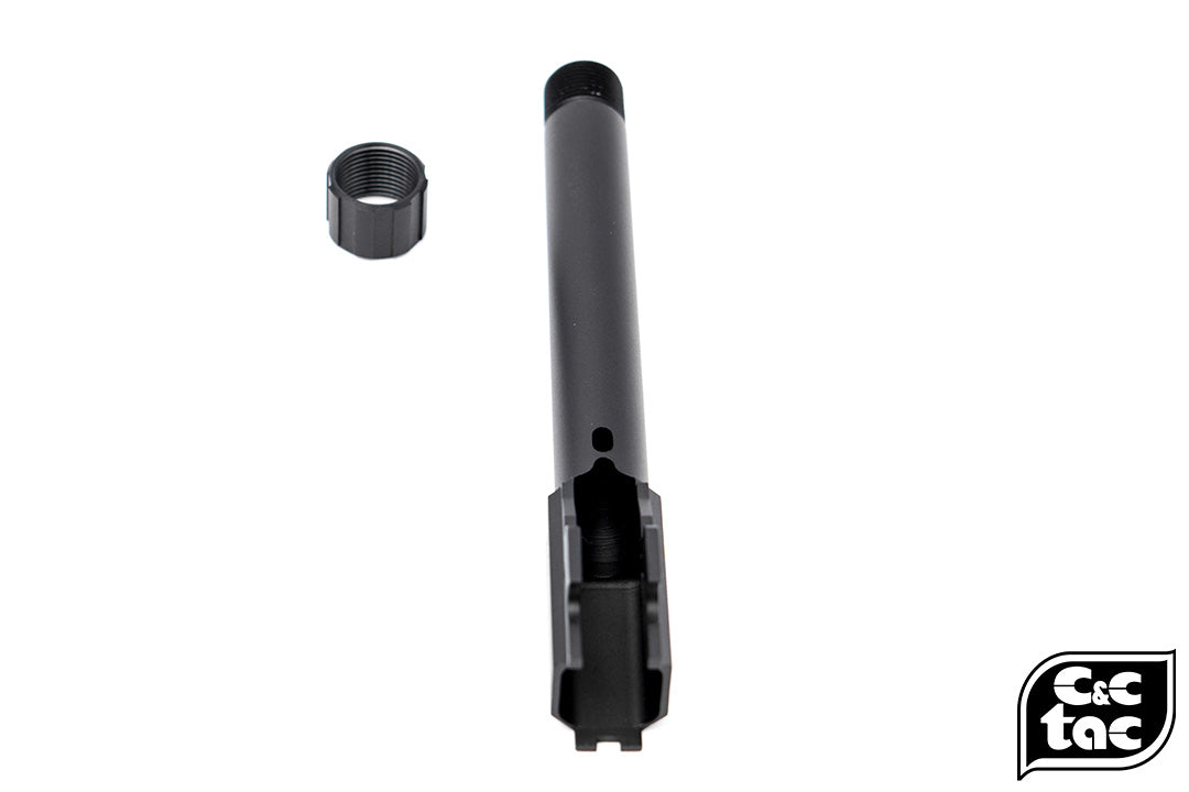 C&C Tac Threaded Outer Barrel 14mm CCW for SIG AIR / VFC M17 P320 GBBP ( Black )