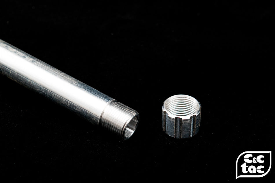 C&C Tac Threaded Outer Barrel 14mm CCW for SIG AIR / VFC M17 P320 GBBP ( Black )